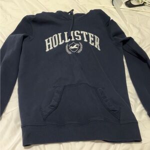 Hollister Women’s Dark Blue Hoodie